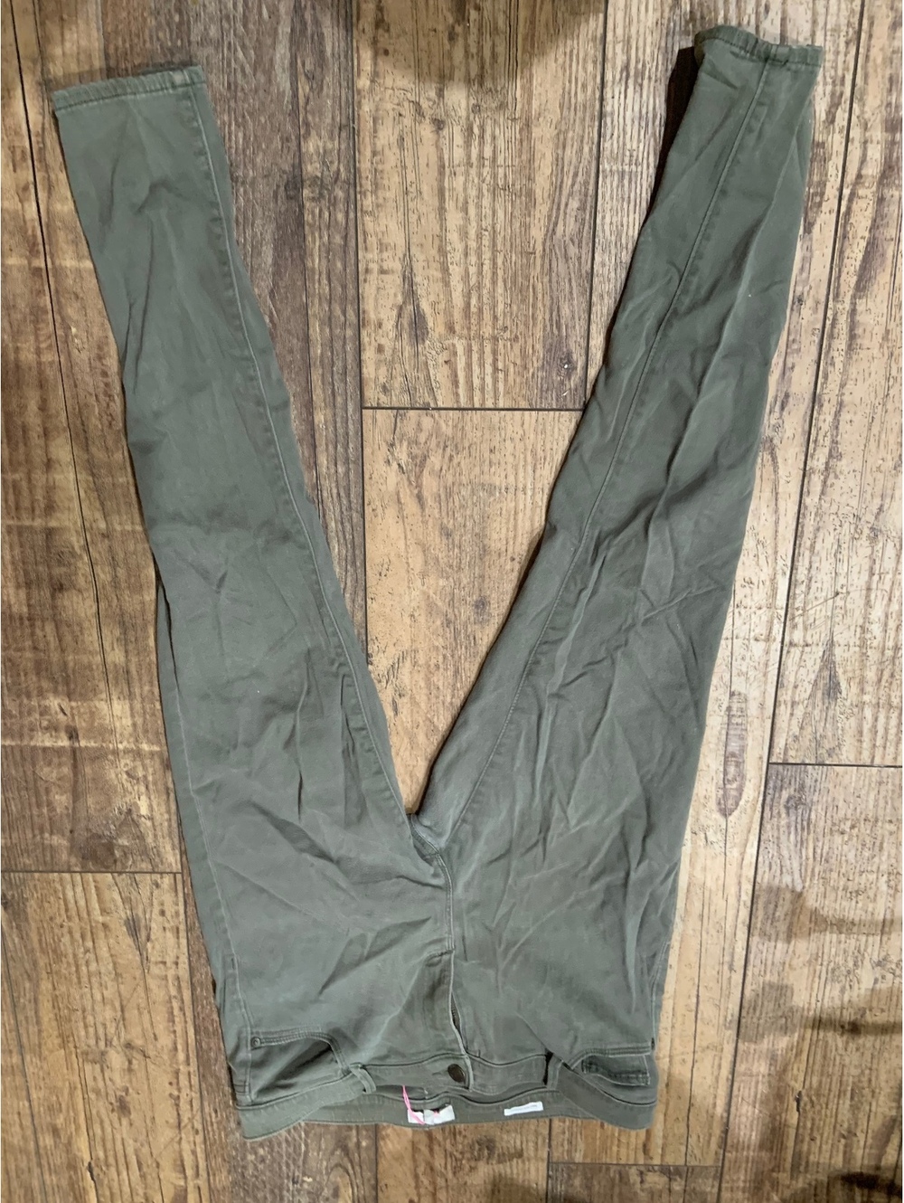 LOFT Olive grey denim Leggings